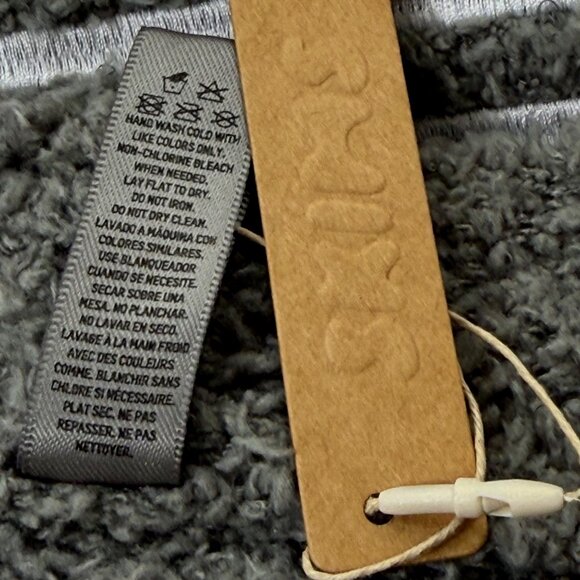 SKIMS Cozy Knit Long Robe Team USA Gray 2X/3X - Picture 9 of 11